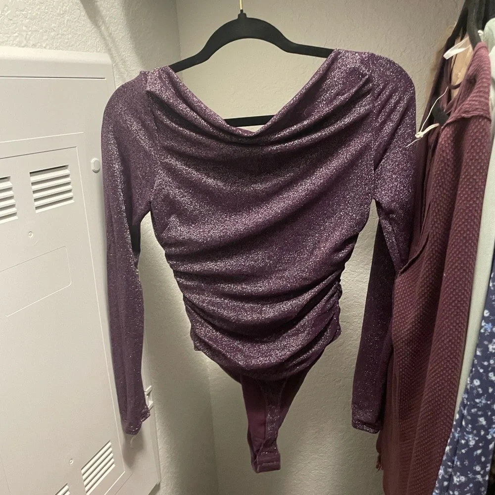 NWT Popilush Shapewear Knit Long Sleeve Slimming Bodysuit - Picture 11 of 15